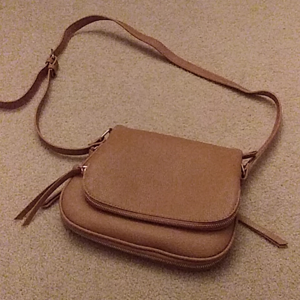 Faux leather purse
